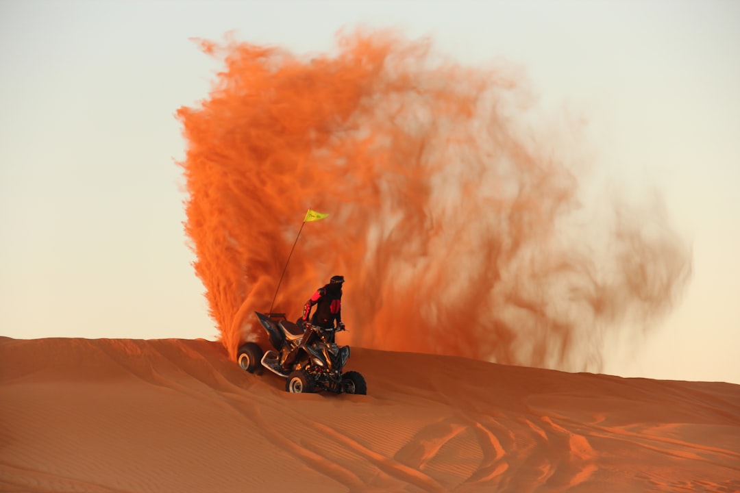 Electric dirt bike Dubai desert riding