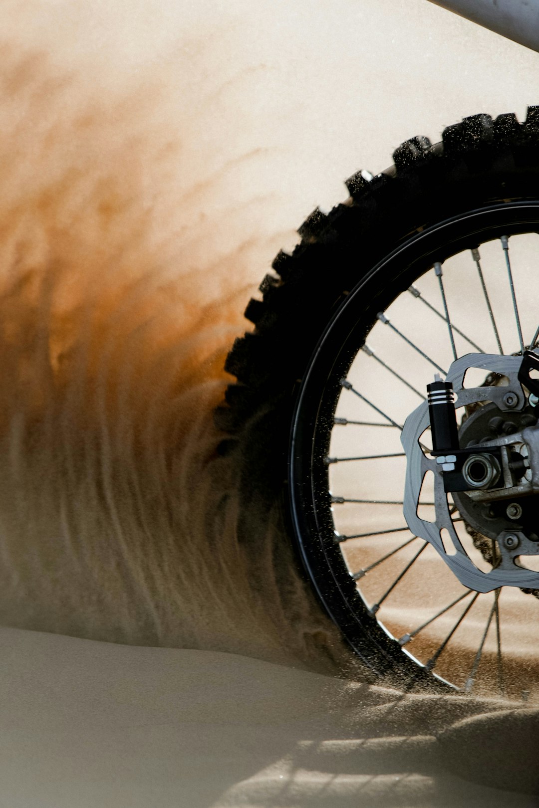 Cleaning electric dirt bike sand maintenance