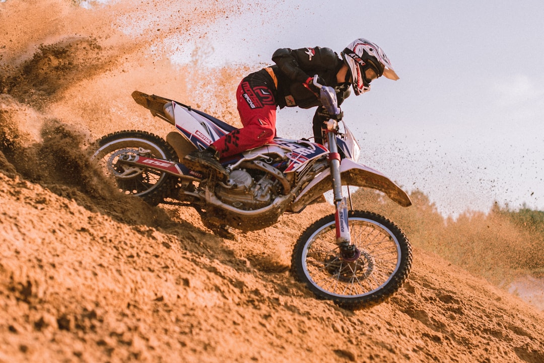 Cleaning electric dirt bike sand maintenance
